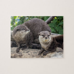 Twee Cute Otters Otter Legpuzzel