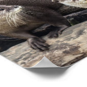 Twee Cute Otters | Otter Poster (Hoek)