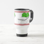 Twee Cute Peas in een Pod Reisbeker (Voorkant rechts)