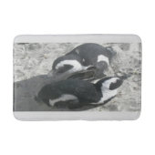 Twee Cute Penguins Bathmat Badmat (Voorkant)