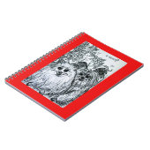 Twee Cute Puppies, ook bekend als Two Bked Goods! Notitieboek (Linkerzijde)