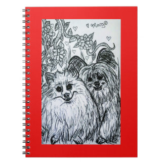 Twee Cute Puppies, ook bekend als Two Bked Goods! Notitieboek