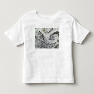 Twee cyclonen gevormd in tandem ten zuiden van IJs Kinder Shirts