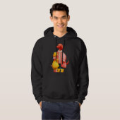 Twee Dachshunds Hugging Hoodie (Voorkant volledig)