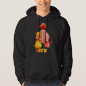 Twee Dachshunds Hugging Hoodie (Voorkant)