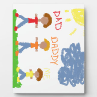 Twee Dads en een zoon. Fotoplaat