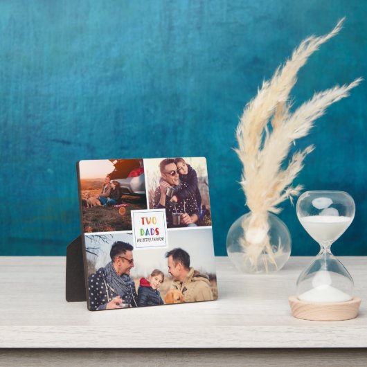 Twee Dads zijn beter dan één | Foto Vaderdag Fotoplaat (Insitu)