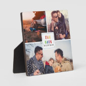 Twee Dads zijn beter dan één | Foto Vaderdag Fotoplaat (Voorkant)