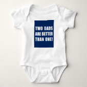 Twee Dads zijn beter dan één Romper (Voorkant)