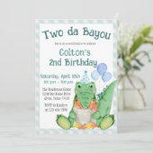 Twee dagen Bayou - Crawfish Boil verjaardagsfeestj Kaart (Staand voorkant)