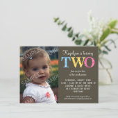 Twee dagen durende uitnodiging (Staand voorkant)