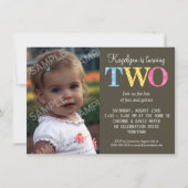 Twee dagen durende uitnodiging (Voorkant)