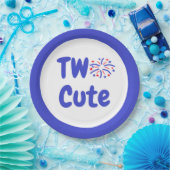 Twee dagen durende vuurwerk papieren bordje (Feest)