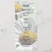 Twee dagen in het Sunshine Wedding Menu (Voorkant)