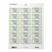 Twee dagen in Sunshine Save the Date Etiket (Full Sheet)