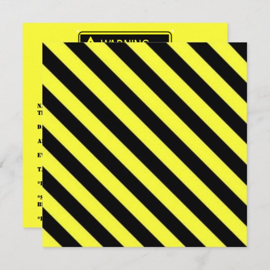 Twee dagen per week, bouw/uitnodiging kaart (Voorkant / Achterkant)