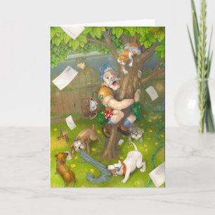 twee dagen vóór de pensionering kaart