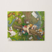 twee dagen vóór de pensionering legpuzzel (Horizontaal)