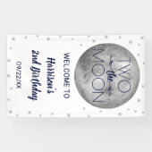 Twee dagen voor de tweede verjaardag van de maan spandoek (Horizontaal)