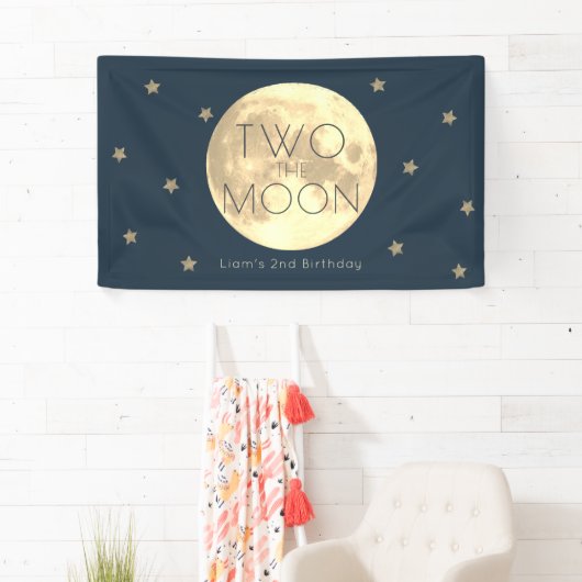 Twee dagen voor de tweede verjaardag van de Moon N Spandoek (Insitu)