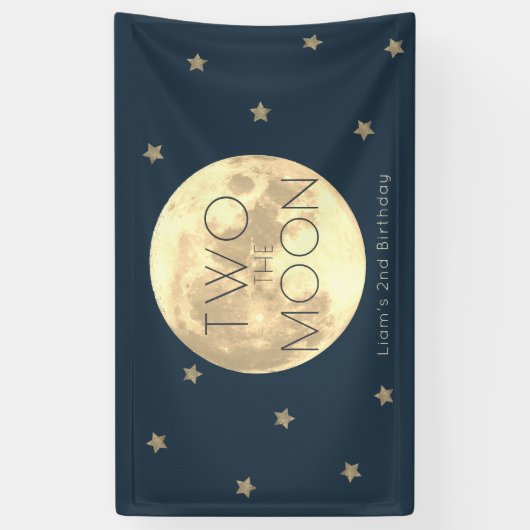 Twee dagen voor de tweede verjaardag van de Moon N Spandoek (Verticaal)