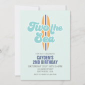 Twee dagen voor de tweede verjaardag van het Zee S Kaart (Voorkant)