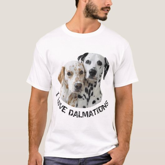 Twee Dalmation Dogs T-shirt (Voorkant)