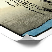 Twee dames die in de sneeuw samenkomen poster (Hoek)