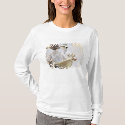 Twee Dames door het water T-shirt (Voorkant)