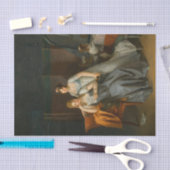 Twee Dames in het Binnenlandse Zaken van Marguerit Tissuepapier (Craft)