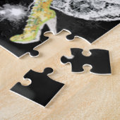 Twee dames in zwart-wit kleden Mode Legpuzzel (Zijkant)