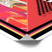 Twee dames met een Poster van de Kunst van de Dog  (Hoek)