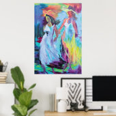 Twee dames schilderen poster (Thuiskantoor)