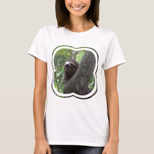 Twee dames T-Shirt in Toed Sloth (Voorkant)