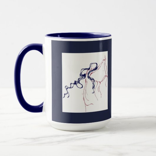 Twee Dancer Coffee-Mok Mok (Links)