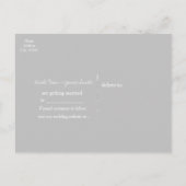 Twee Dandelions Taupe Rustic Land sparen de Datum Aankondigingskaart (Achterkant)