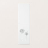 Twee Dandelions Visitekaartje (Buitenkant ongevouwen)