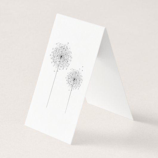 Twee Dandelions Visitekaartje (Voorkant)
