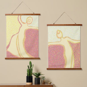 Twee danseres poster paar hangend wandkleed