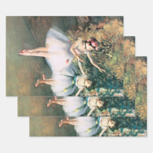Twee danseressen op een podium van Edgar Degas, Vi Inpakpapier Vel