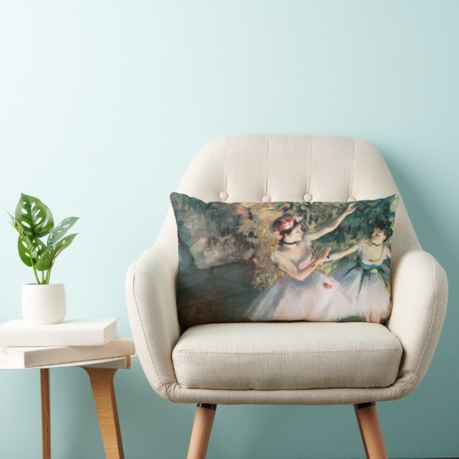 Twee danseressen op een podium van Edgar Degas, Vi Kussen (Stoel)