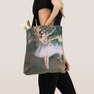 Twee danseressen op een podium van Edgar Degas, vi Tote Bag