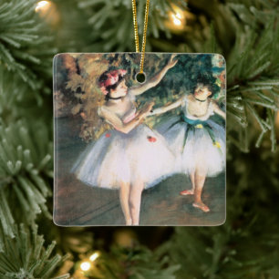 Twee danseressen op het toneel door Edgar Degas, V Keramisch Ornament
