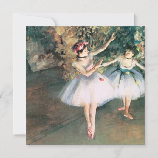 Twee danseressen op het toneel van Edgar Degas, Vi (Voorkant)