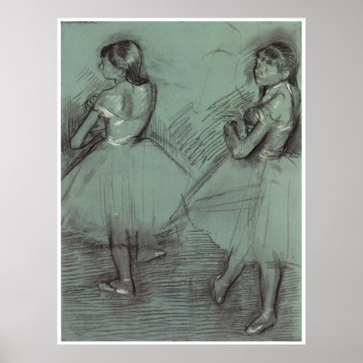 Twee dansers, c. 1879, Edgar Degas Poster (Voorkant)