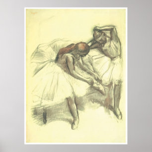 Twee dansers, c. 1898-1903, Edgar Degas Poster