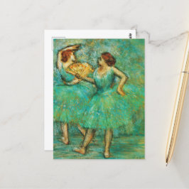 Twee dansers, Degas Art Briefkaart