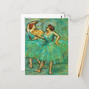 Twee dansers, Degas Art Briefkaart