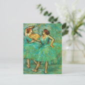 Twee dansers, Degas Art Briefkaart (Staand voorkant)