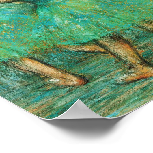 Twee dansers, Degas Art Poster (Hoek)